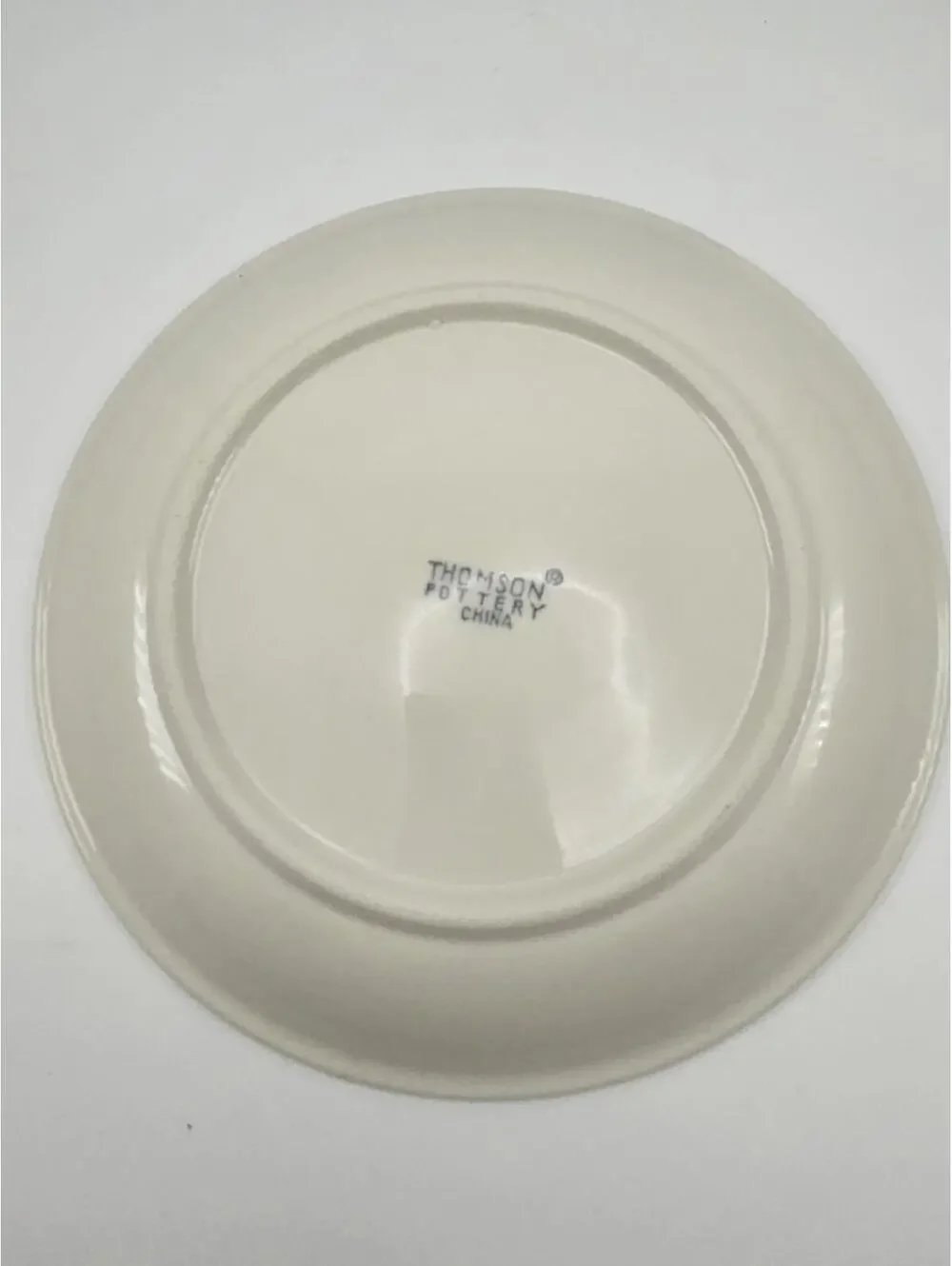 Set of 4 Thomson Pottery Birdhouse Dinner Plate 10.25